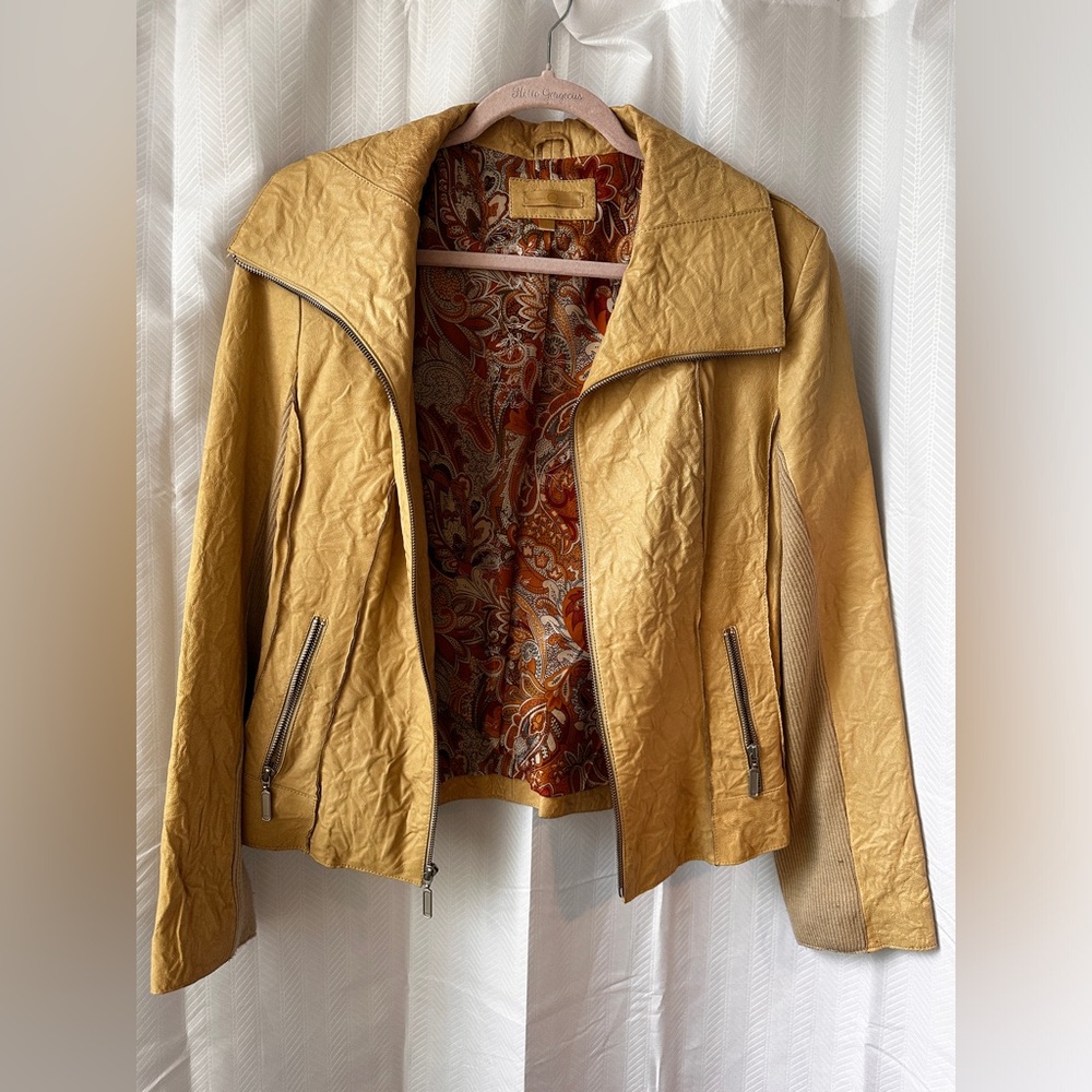 vintage blonde wilson leather jacket☀️🌇💼🌾
size L